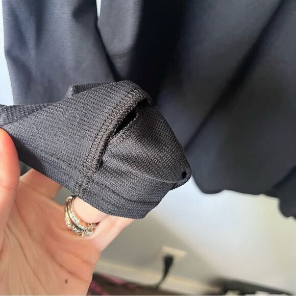 LL Bean Lightweight Half-Zip Pullover Black - Picture 3 of 5